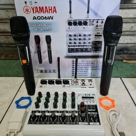 ag06w ag 06w 06 mixer audio 6CH free 2bh microphone wireless