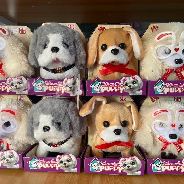 Original Take Me Home Puppy Boneka Anjing bisa bunyi dan Jalan
