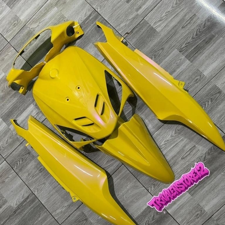 full body halus Mio sporty/smile warna kuning lembayung ungu