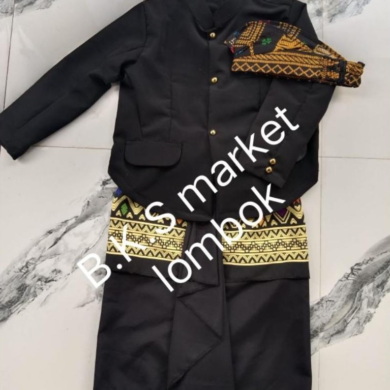 Free Ongkir Baju Adat Anak Laki-Laki Khas Lombok Sasak Nyaman