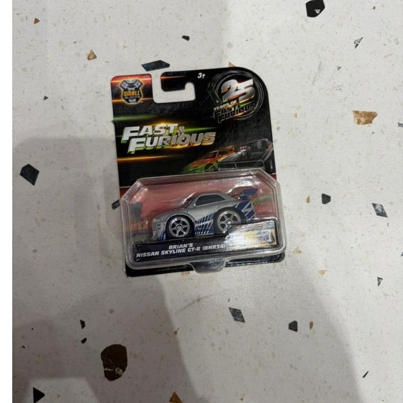 Jada Small Blocks Brian's Nissan Skyline GT-R (BNR34)