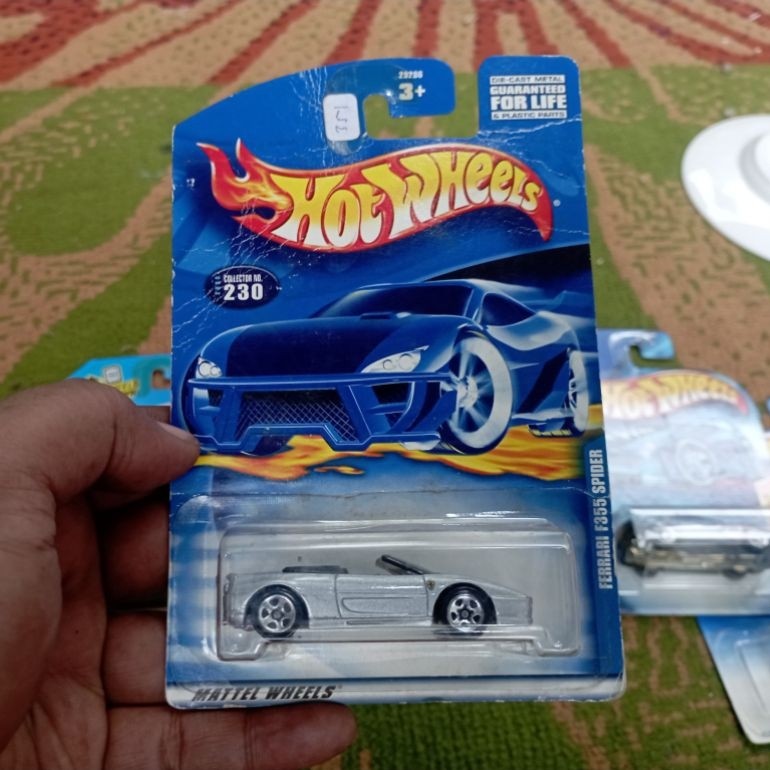 Hot Wheels ferrari F355 spider grey HOTWHEELS FERRARI