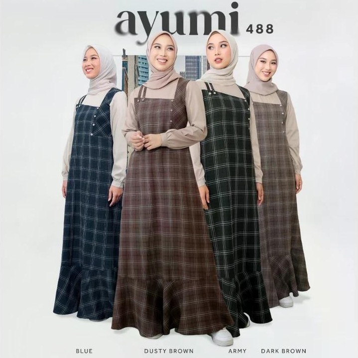 AYUMI 488 GAMIS ETHICA TERBARU ORIGINAL GAMIS KOTAK SEMI OVERALL OUTFIT REMAJA SIMPLE TRENDY DAILY W