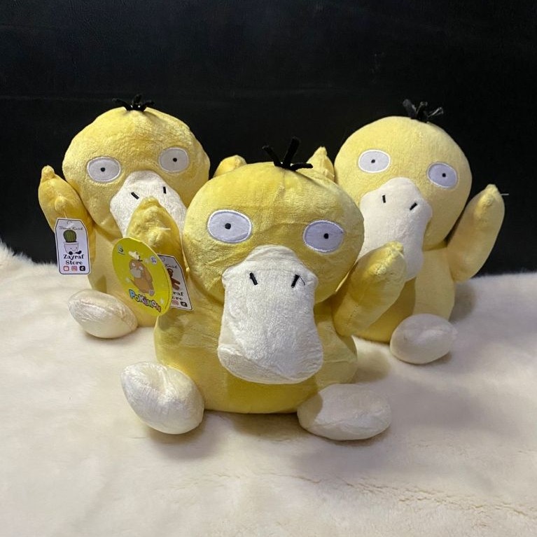 Boneka Pokemon Psyduck Saiko Soda 20cm Plush Import