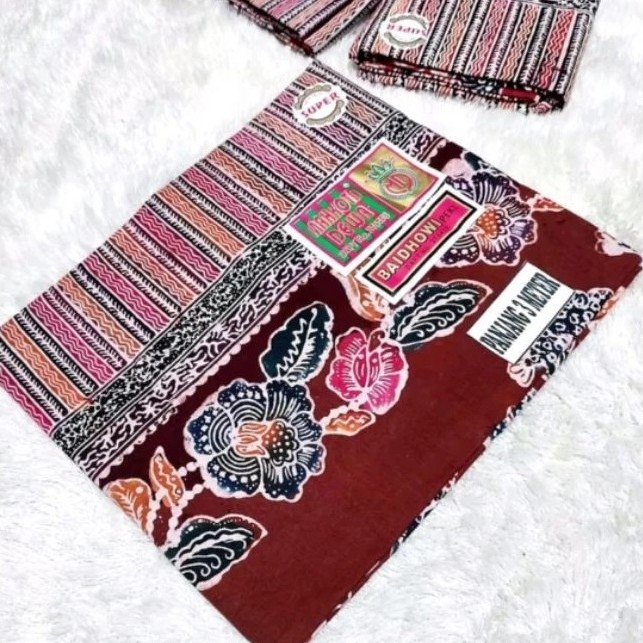 Kain Gendongan Bayi 3 Meter Ukuran Jumbo / Cukin / Batik Cukin Bunga / Rekomendasi Tbk