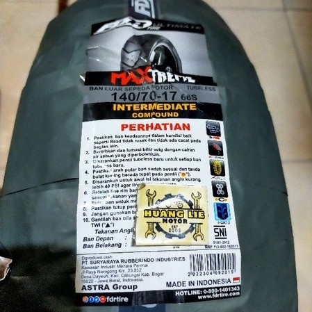 ban luar fdr maxtreme 140/70-17 tubeless
