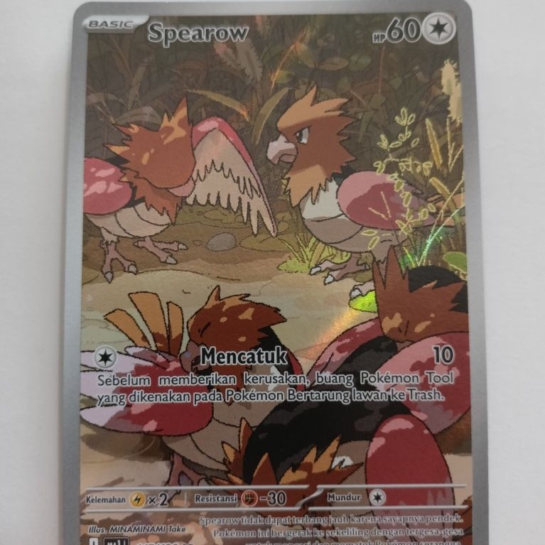 kartu pokemon Indonesia ORI spearow MA1 AR