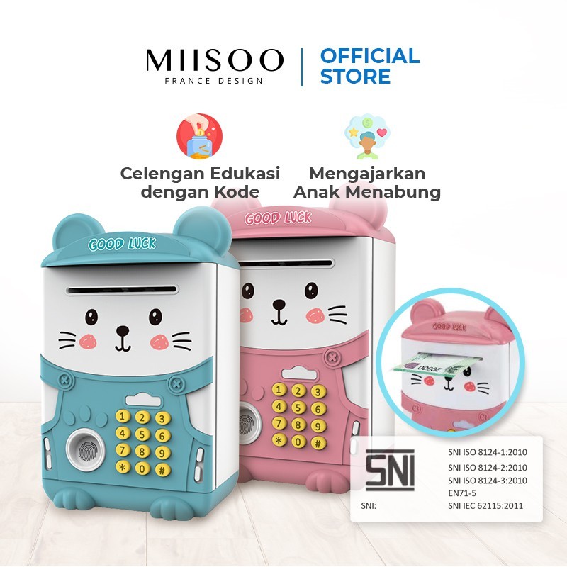 MIISOO Celengan lucu Music Saving Box/Coin Bank/celengan karakter