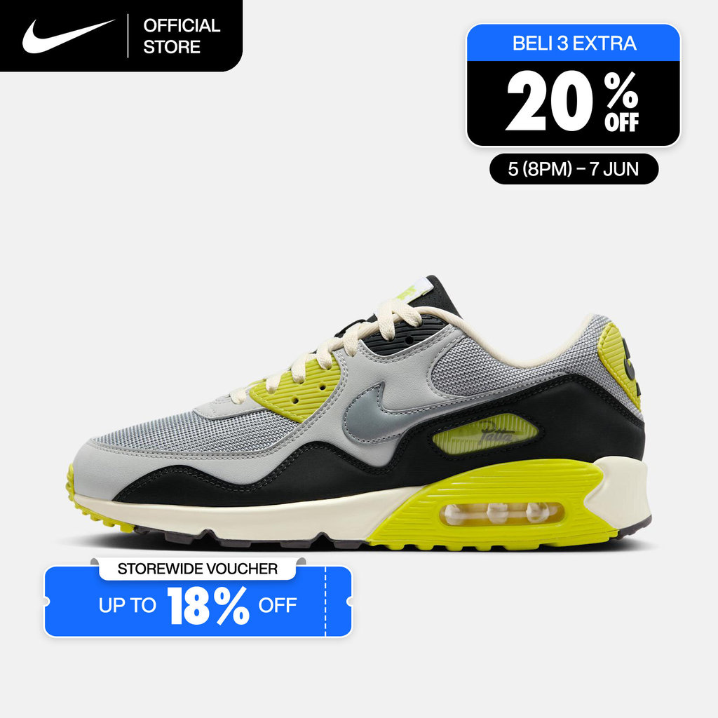 Nike Men's Air Max 90 Shoes - Particle Grey [HF8814-001]