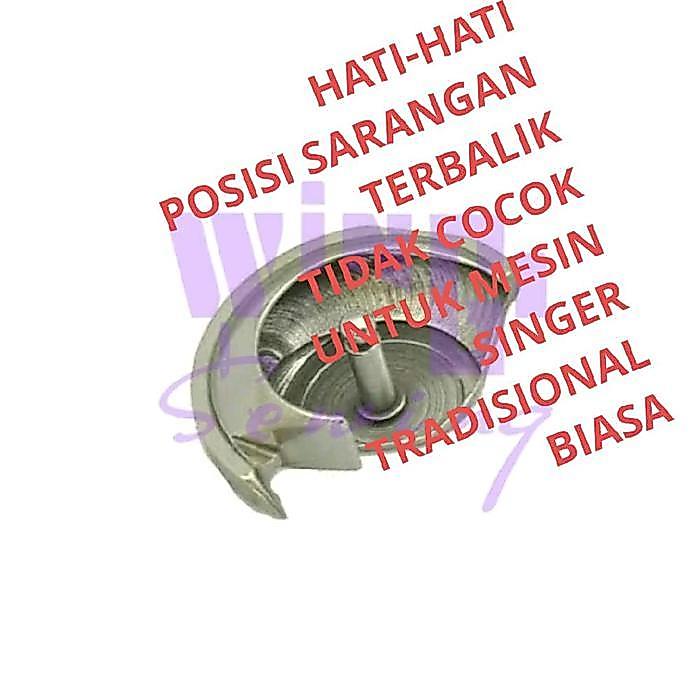 125292 105 SINGER Sarangan TERBALIK Rotary Hook Mesin Jahit Tradisional