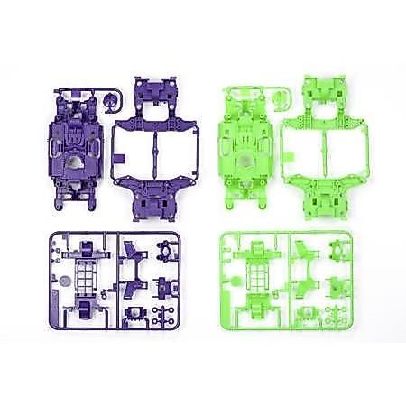 TAMIYA 95234 MSL CHASSIS SET PURPLE GREEN