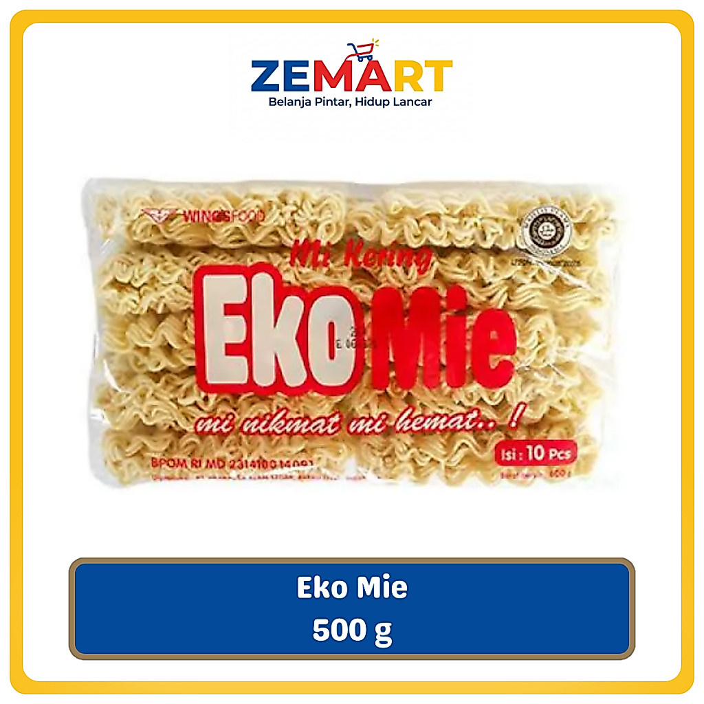 EkoMie Mie Kering 500 g - Isi 10 Mie