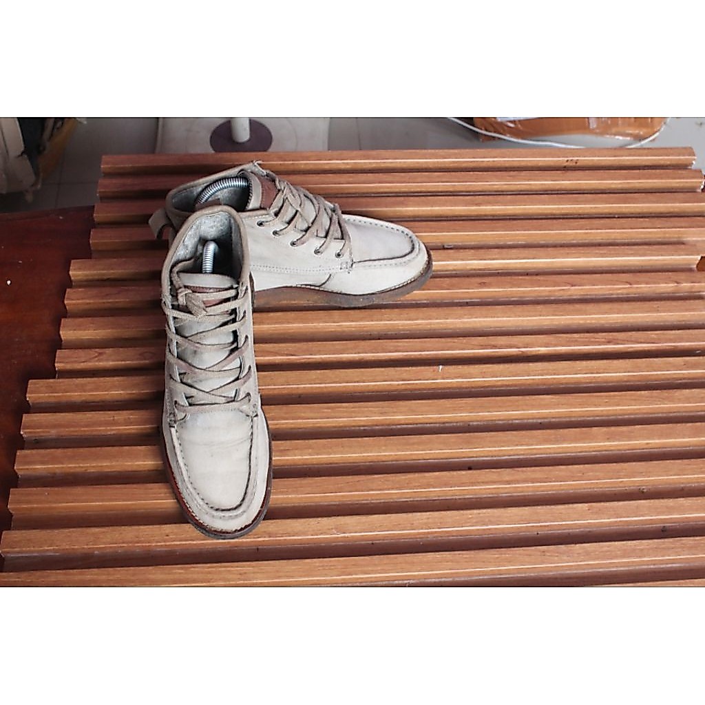 Sepatu chukka dessert boot middle kulit asli tebal keren  "Quicksilver" upper kulit  asli  nubuck ou