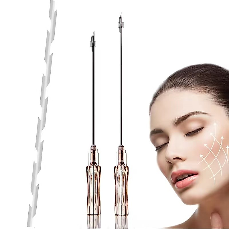 2pcs Original Korea Minerva PDO Thread 18G 100mm PCL Thread 19G 100mm Tanam Benang Wajah Face Lift