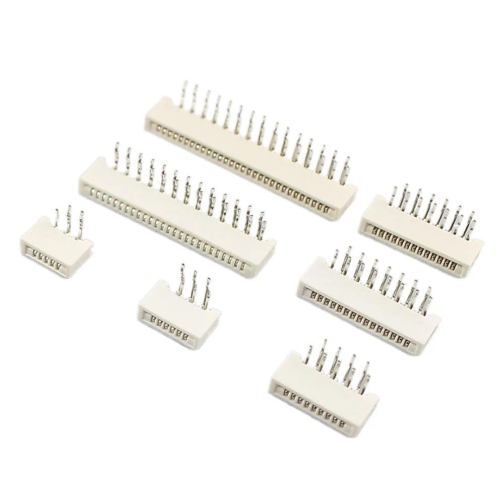 10pcs FPC FFC 1mm 10mm Pitch 4 5 6 7 8 9 10 11 12 13 14 15 16 18 20 22 24 25 26 28 30 Pin Dual Right
