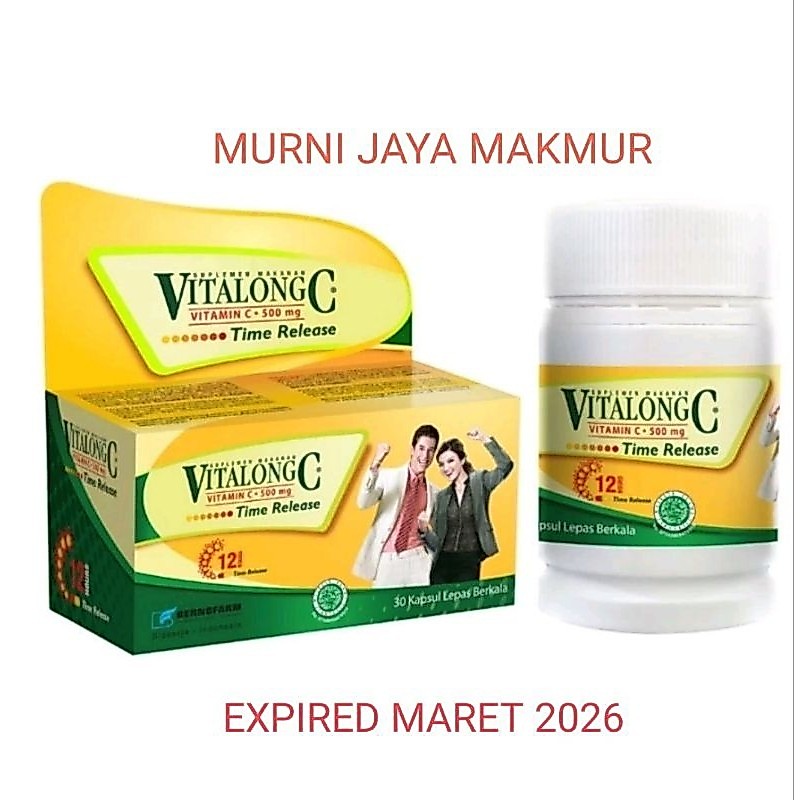 Vitalong C 30 Kapsul  Vitalong C Botol Isi 30 Kapsul