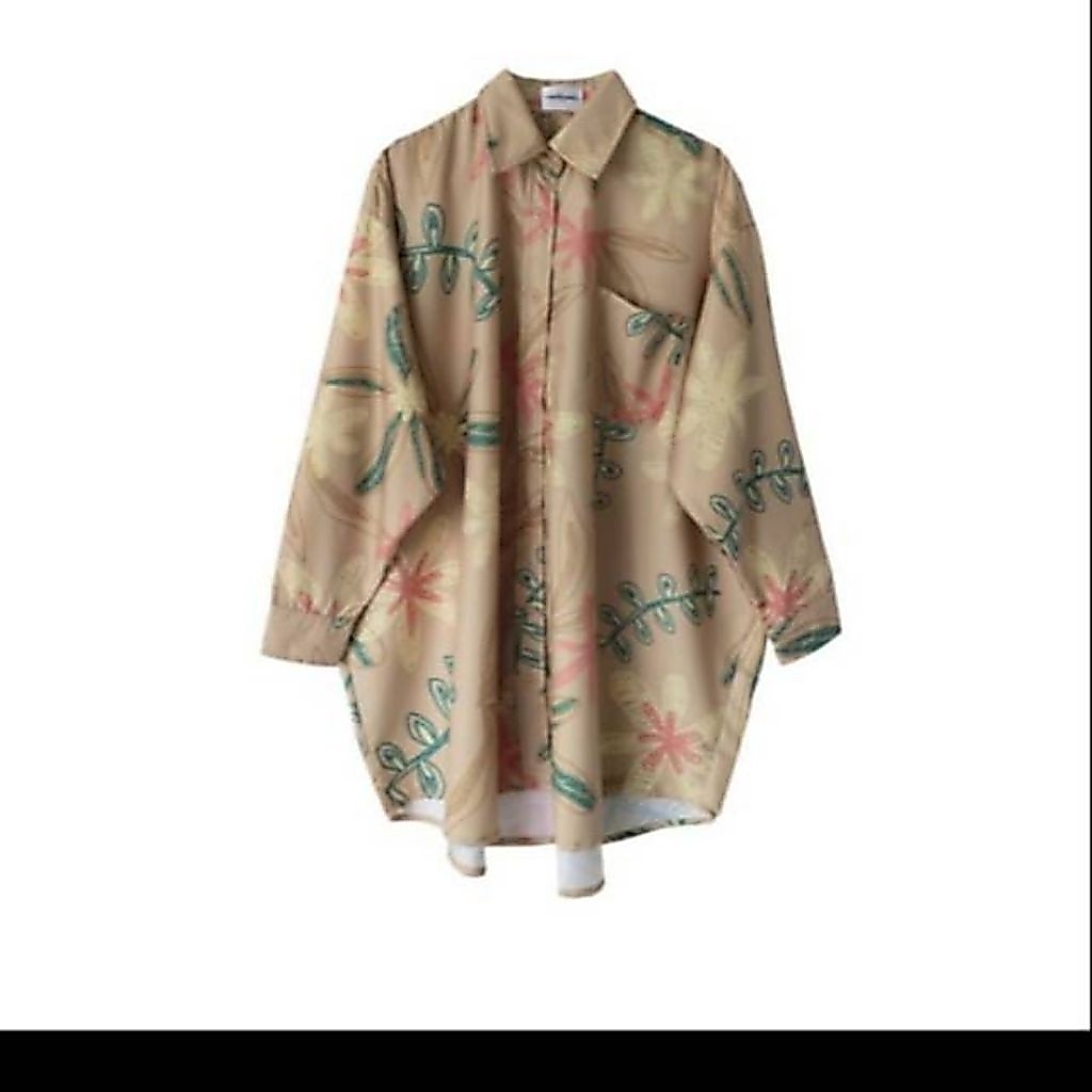 preloved 1x pakai. QORY pocket 2.NADJANI blouse kemeja tunik baju