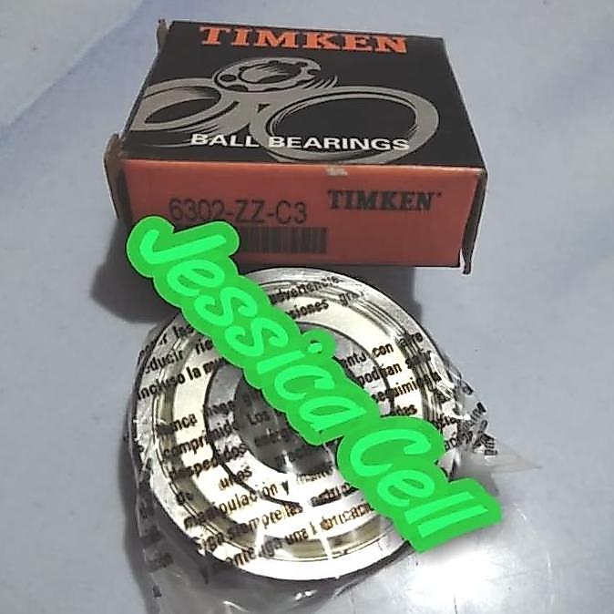 BALL BEARING 6302 2Z C3 TIMKEN / 6302 ZZ C3 TIMKEN