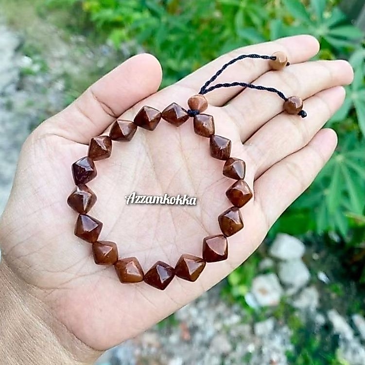 Gelang wajik besar coklat kokka kaoka