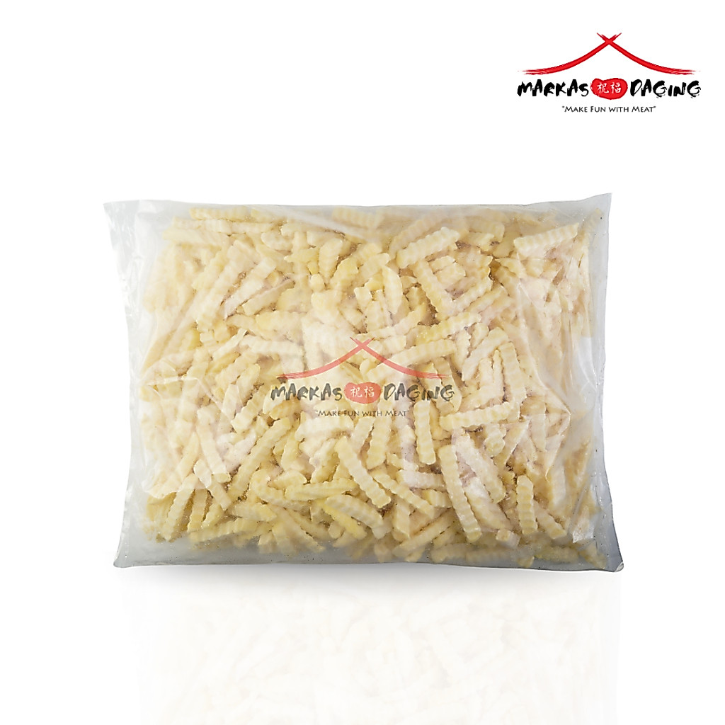 Kentang Aviko Crinkle Cut 2.5 Kg / KENTANG FROZEN / KENTANG GORENG / BEKASI - Markasdaging