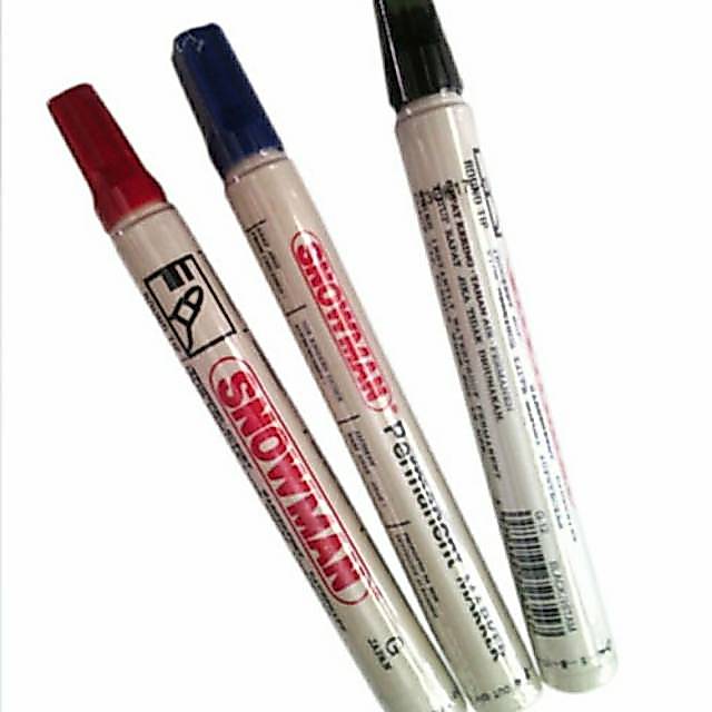 Spidol Permanen Snowman - Permanent Marker Snowman