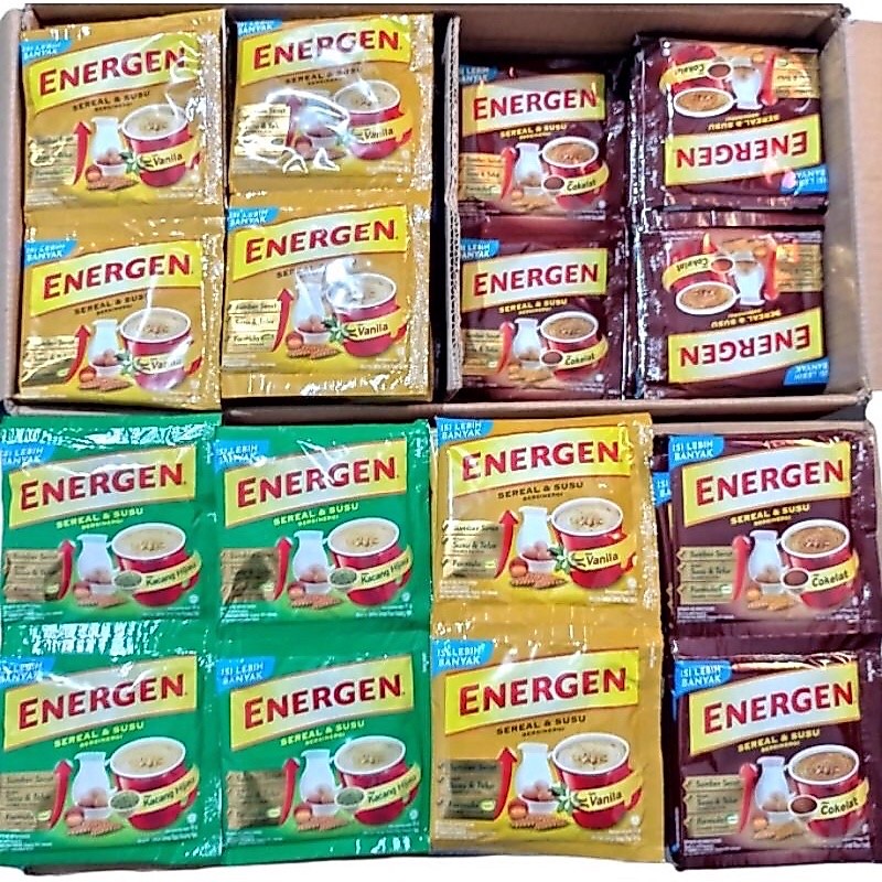 ENERGEN COKLAT / ENERGEN VANILA / ENERGEN KACANG HIJAU