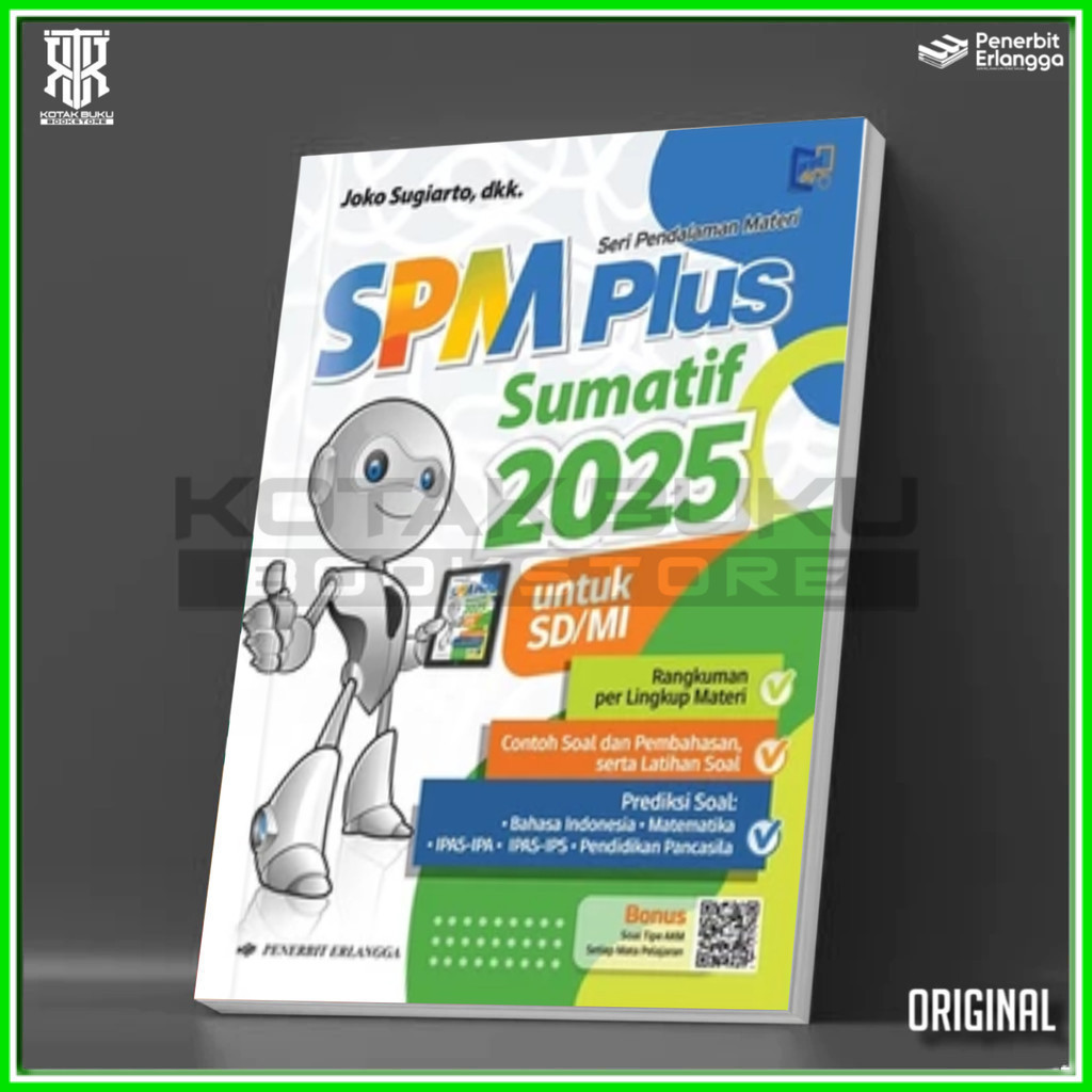 [ Erlangga ] Buku SPM Plus Sumatif 2025 SD/MI / SPM Plus 2025