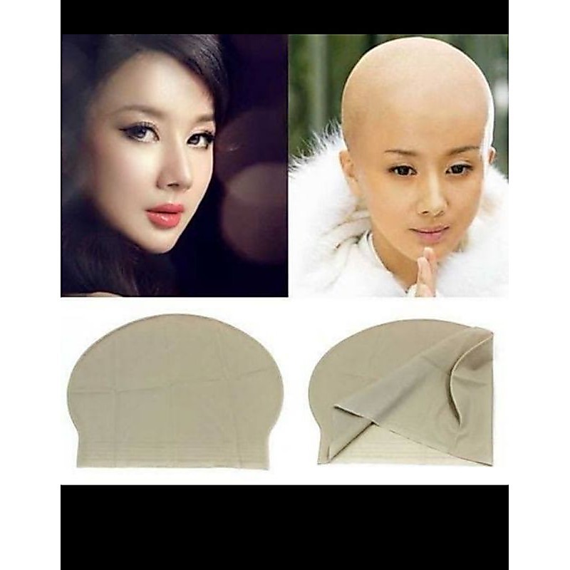 Kepala Botak Bald Cap Bahan Latex Kepala Botak