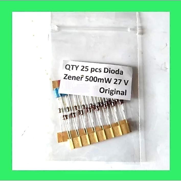 QTY 25 Pcs Zener 27V 500mW  Dioda Zener Panasonic Original