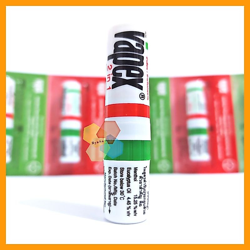 Inhaler Vapex 2 in 1 Thailand 2cc Melegakan Hidung Mampet