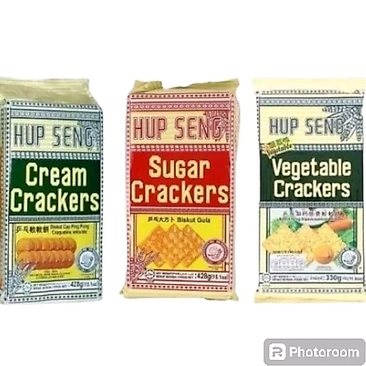 Biskuit Hup Seng HUP SENG hupseng malaysia cream crackers sugar vegetables Original 428gr