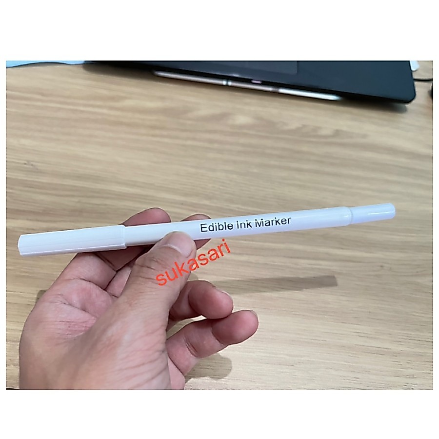 Edible writer pen White putih pen edible