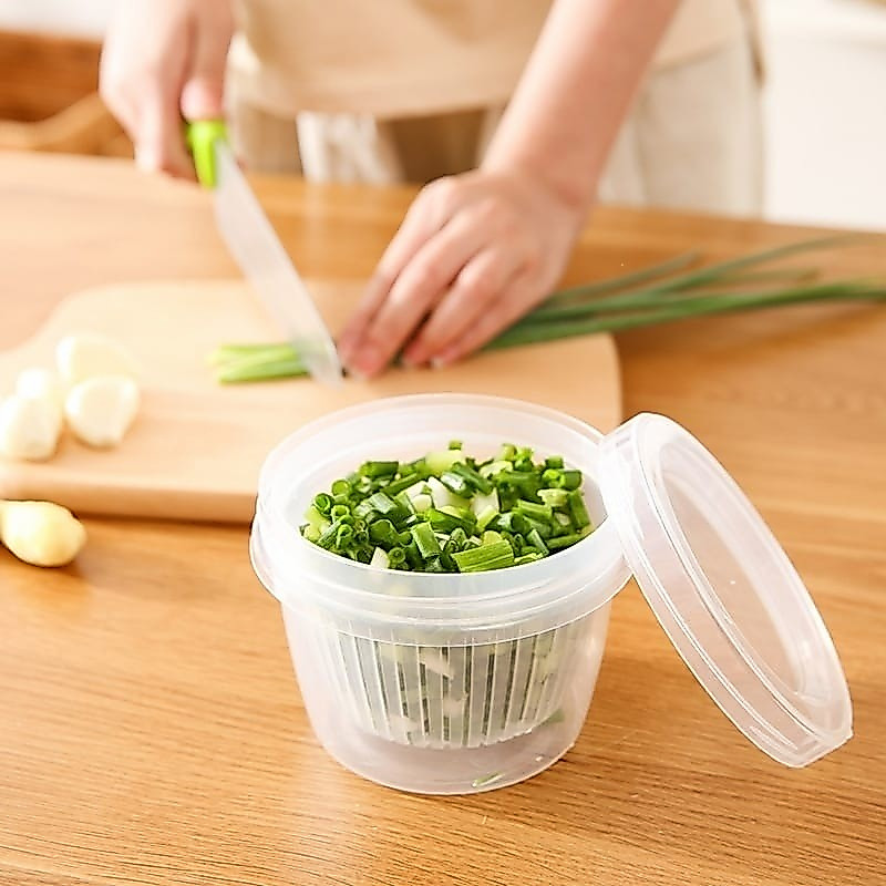 NS - kotak tirisan sayur - tempat tirisan sayur - toples tirisan TT08