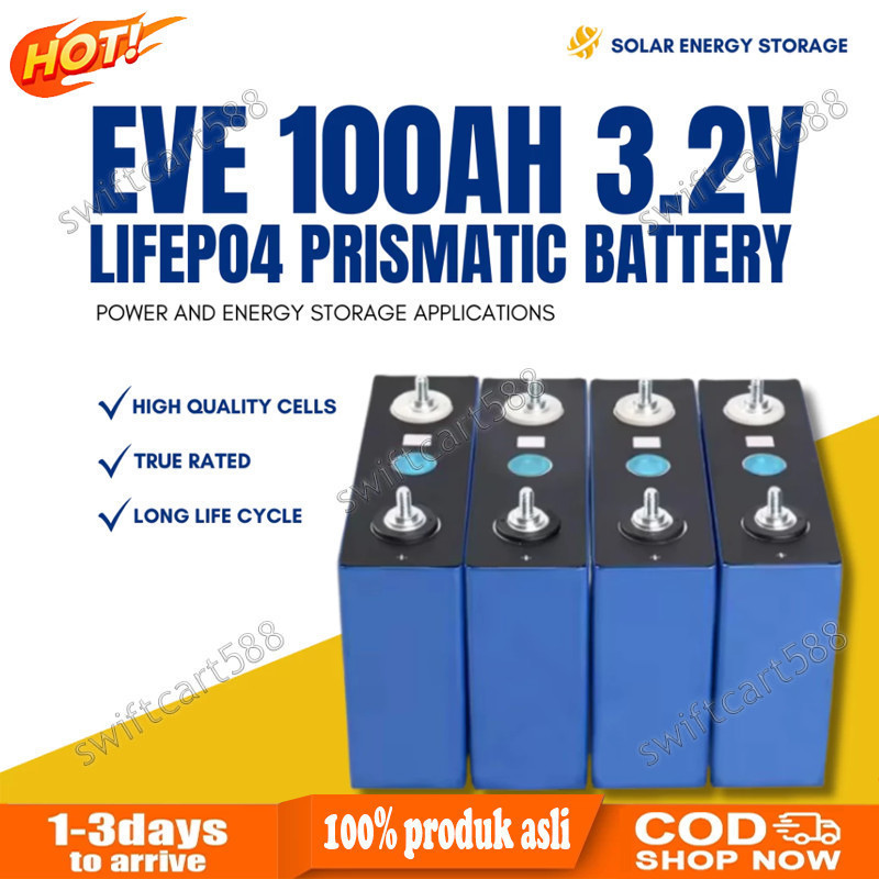 3.2v 100AH lifepo4 baterai CATL for 2000 Cycles Lifepo4 3.2V 100ah Satuan