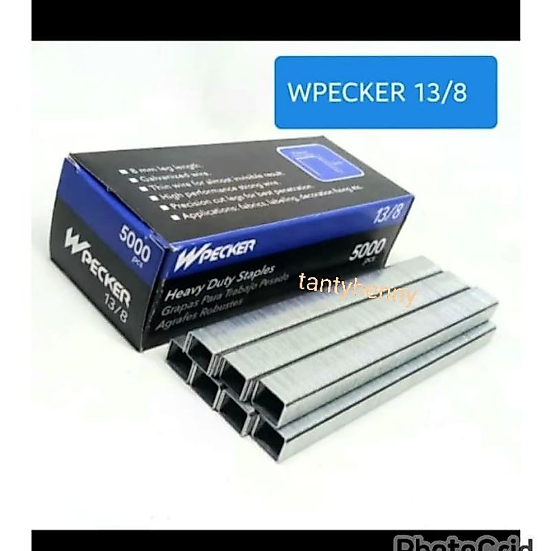 Staples W-pecker 13/8 isi hekter 5000 pcs staples heavy duty staples besar wpecker