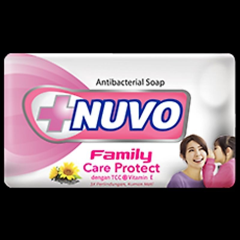 NUVO FAMILY SABUN BATANG HIJAU/PINK/BIRU 76 GR
