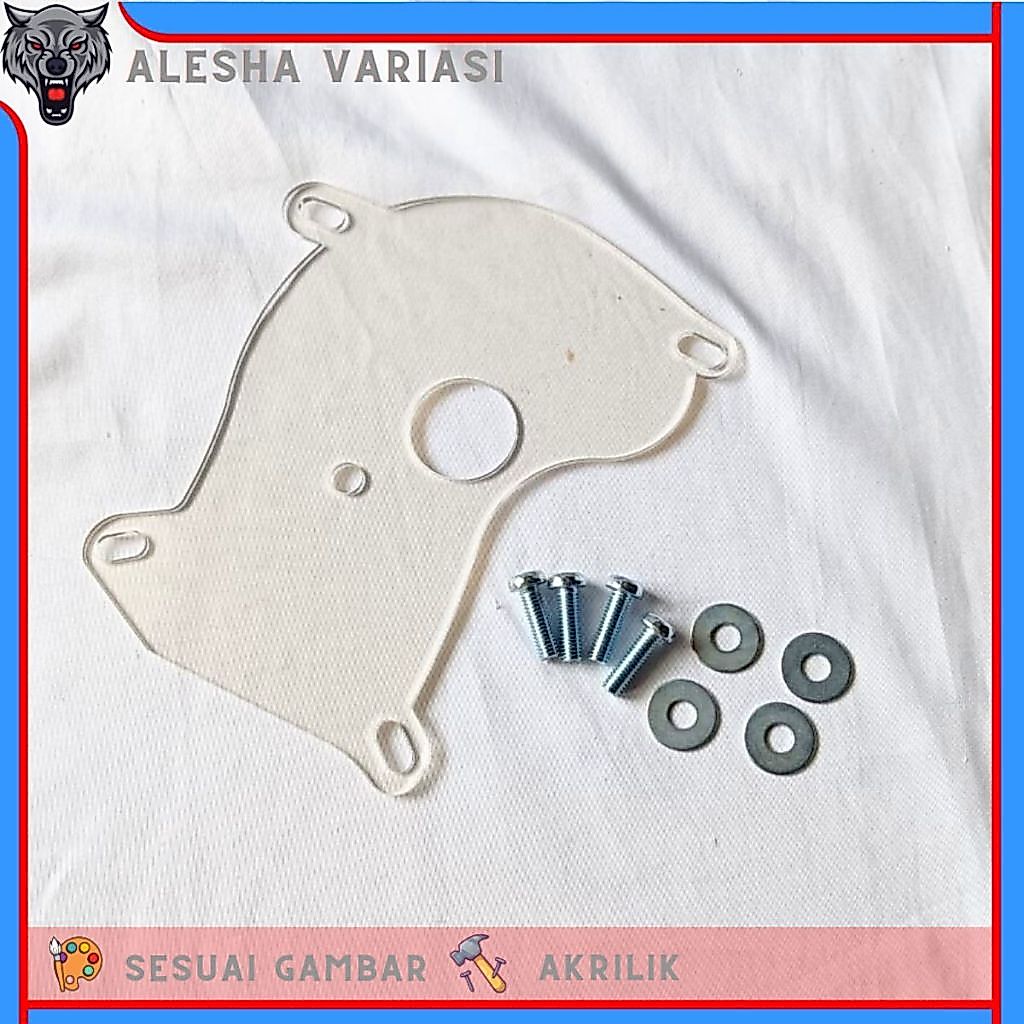 COVER CVT XEON TUTUP PELINDUNG CVT MOTOR XEON TEBAL 3MM MIKA AKRILIK TRANSPARANT TUTUP CVT XEON BAHA