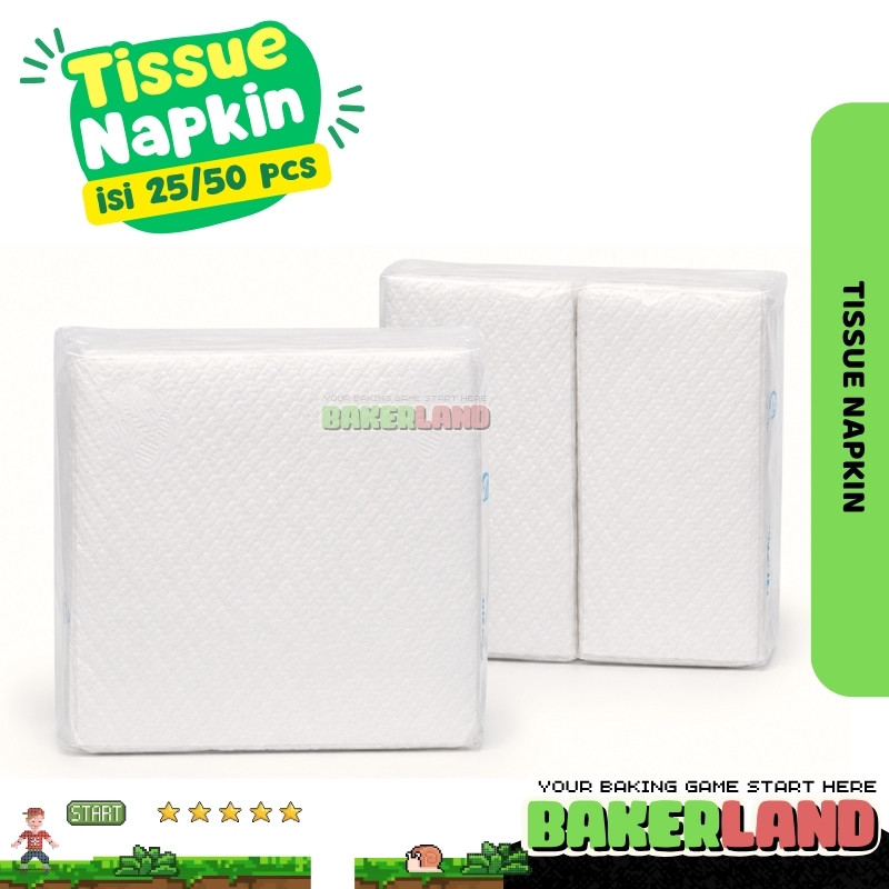 Tissue Napkin / Tisu Napkin / Tissue Makan / Tissue Rumah Makan 1 pack