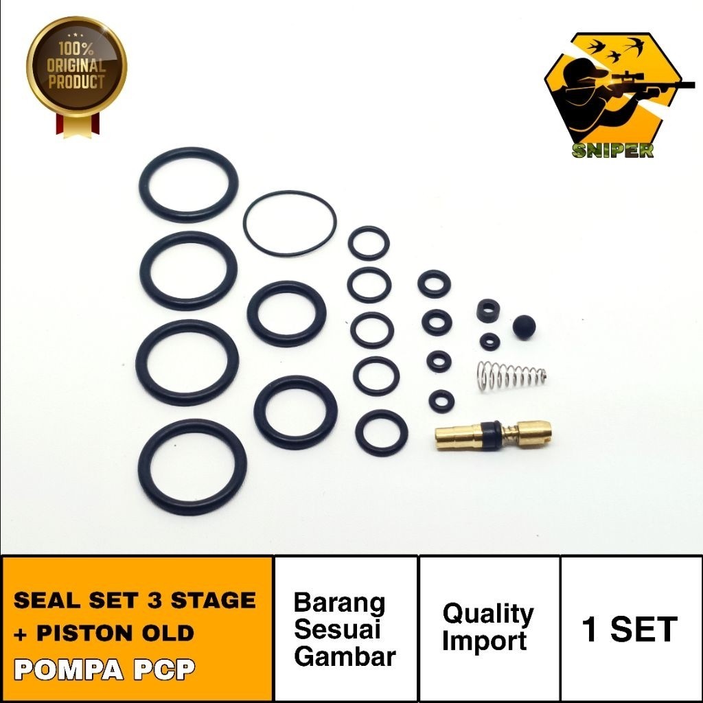 ORING POMPA PCP, PISTON POMPA PCP, SEAL SETT POMPA CINA, AGH, SNIPER, BARACUDA,