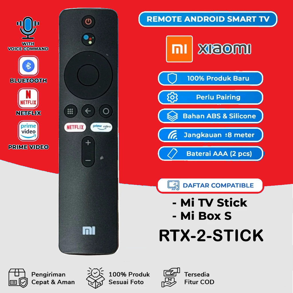 Xiaomi Remote Mi TV Stick Mi Box S Android Smart Box Xiaomi Mi Stick Box TV