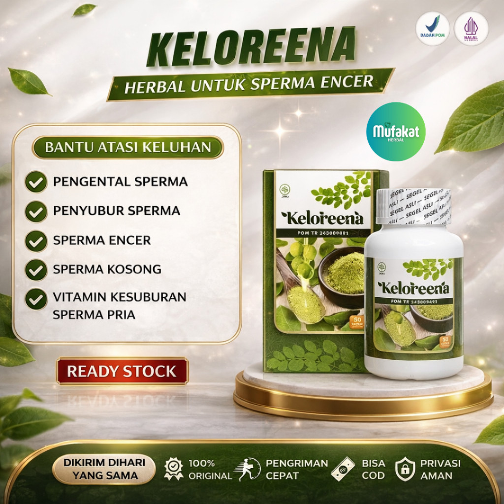 Penyubur Sperma, Pengental Sperma Pria Vitamin Kesuburan Sperma Pria Azoospermia Mani Encer Keloreen