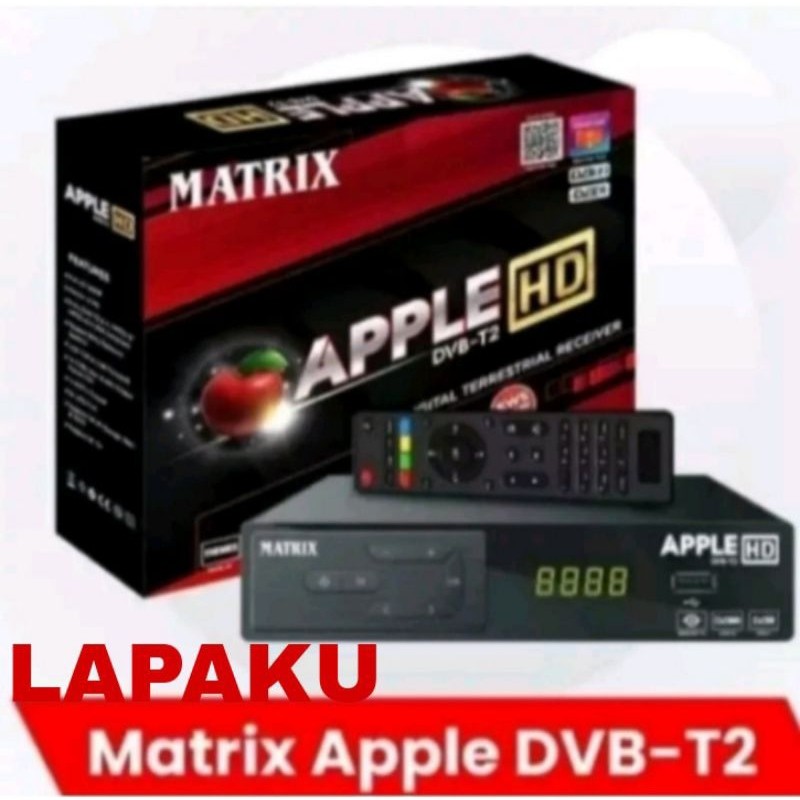 Receiver STB Matrix Apple Merah tv digital