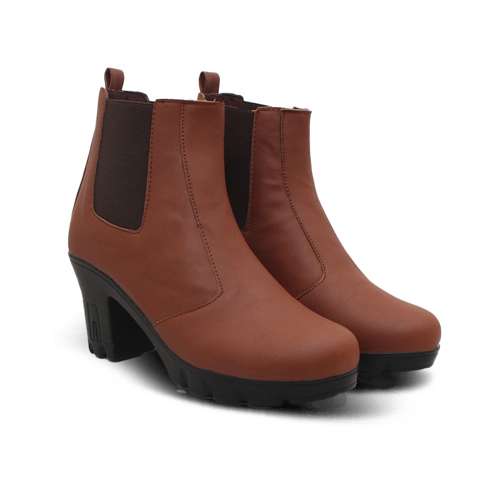 NEW Hertz - Sepatu Boots Wanita HV 3371 Brand Hertz Heels Wanita Trendi Berkualitas Warna Hitam