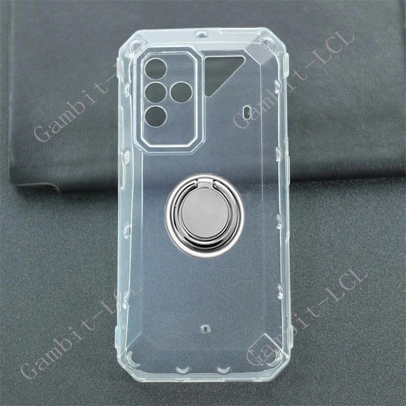 For Ulefone Power Armor 18T Ultra 18 Armor18 Back Ring Holder Bracket Phone Cover TPU Soft Case On P