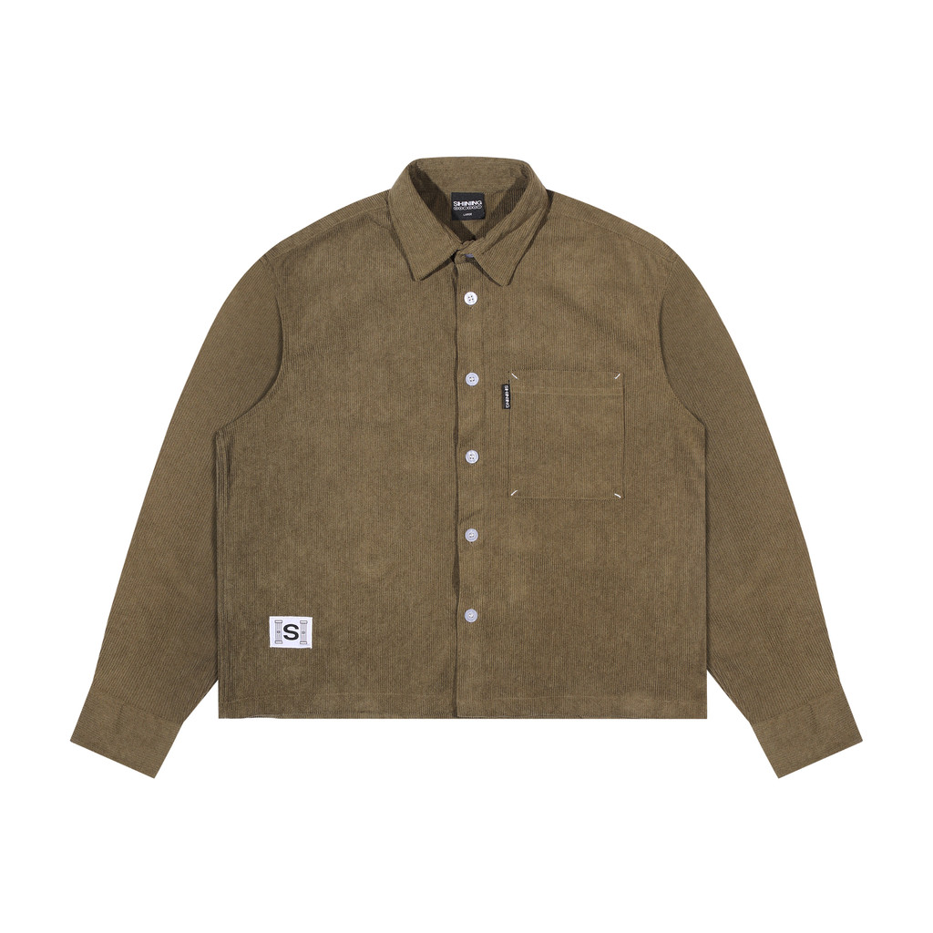 Shining Bright Limber Corduroy Shirt - Dark Brown