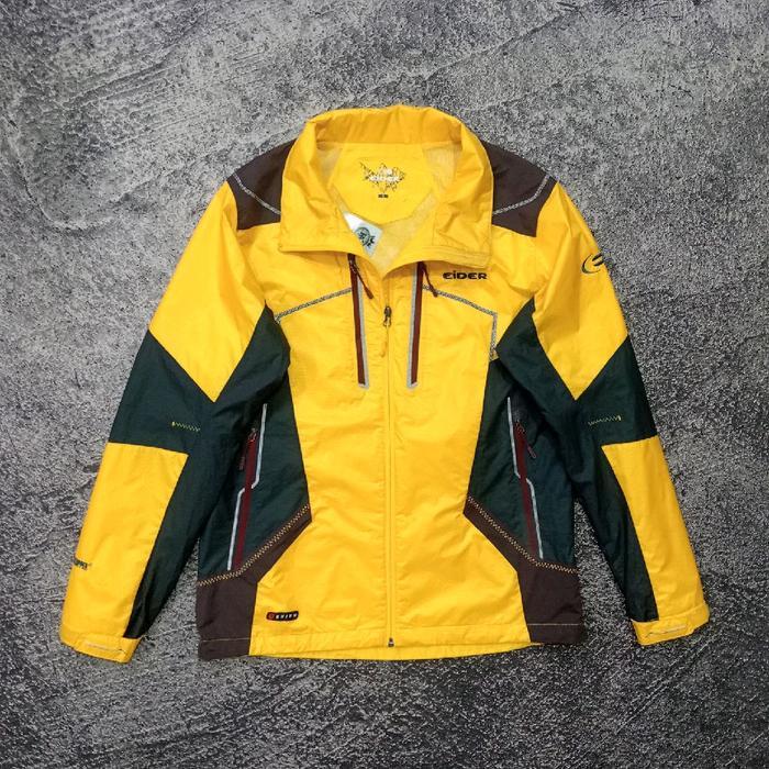Jaket outdoor parasut EIDER XENIUM colour block casual murah size L