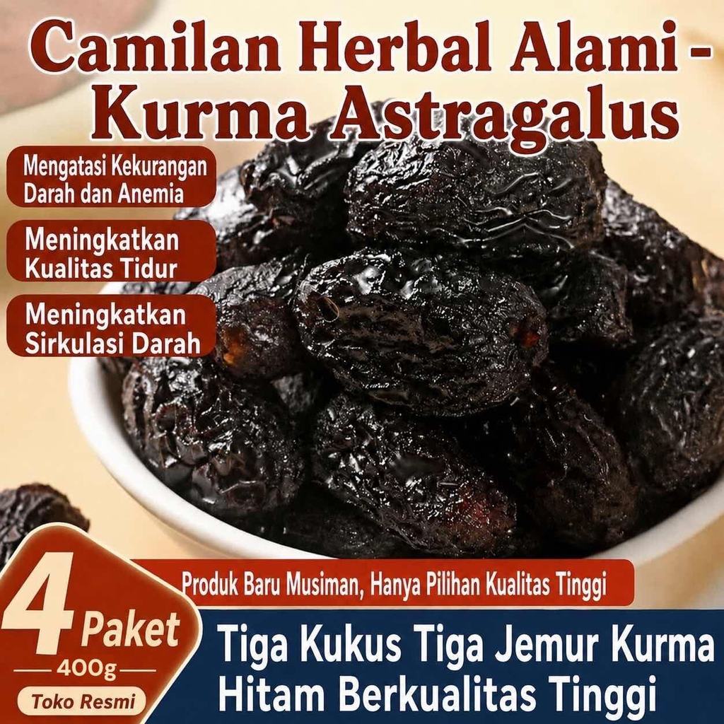 [ Lembut Manis Alami ] Kurma Cina/Kurma Herbal Huang Qi/Kurma Kesehatan Imun Tubuh/Alami Anti Lelah/