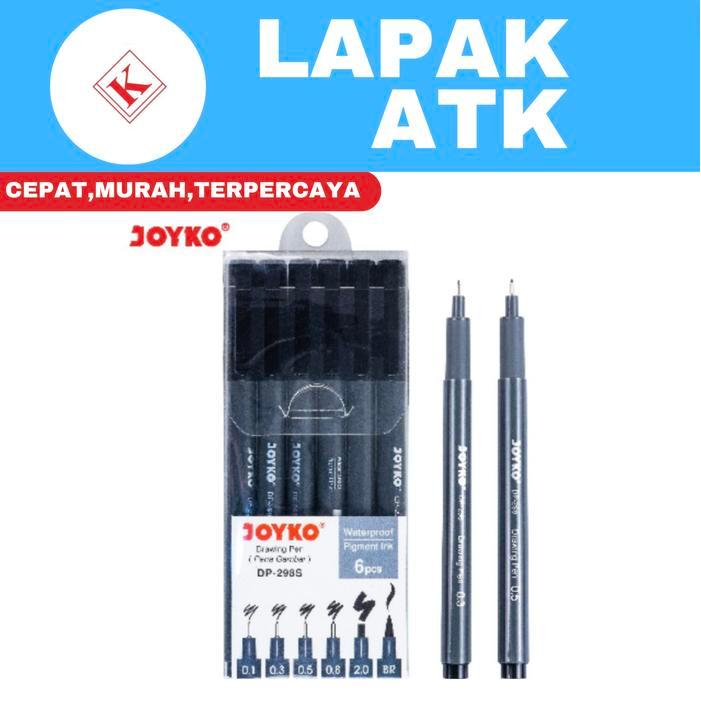 Spidol Drawing Joyko / Drawing Pen Joyko 6 set