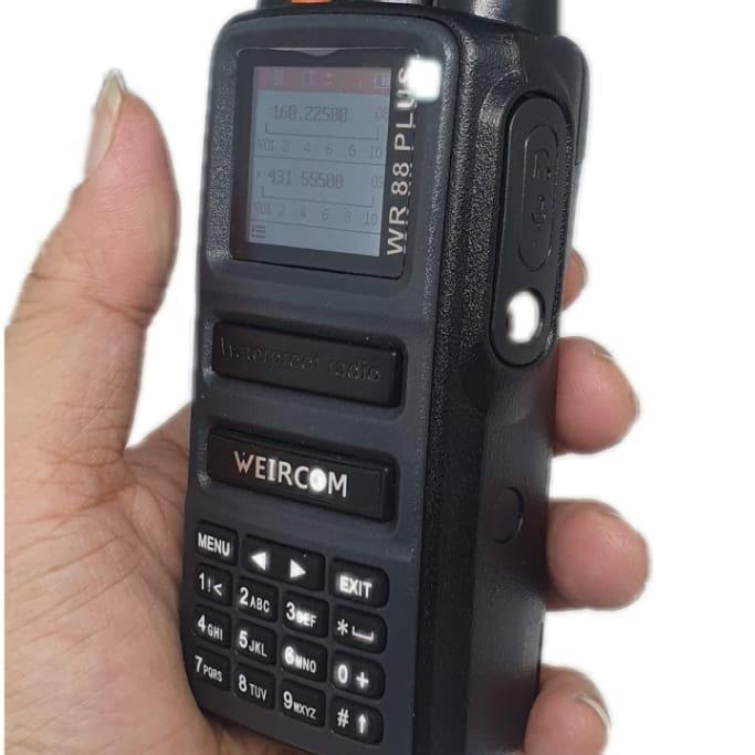 HT WEIRCOM WR88 PLUS 10 WATT DUALBAND WATERPROOF WEIRCOM WR 88 PLUS - Hitam