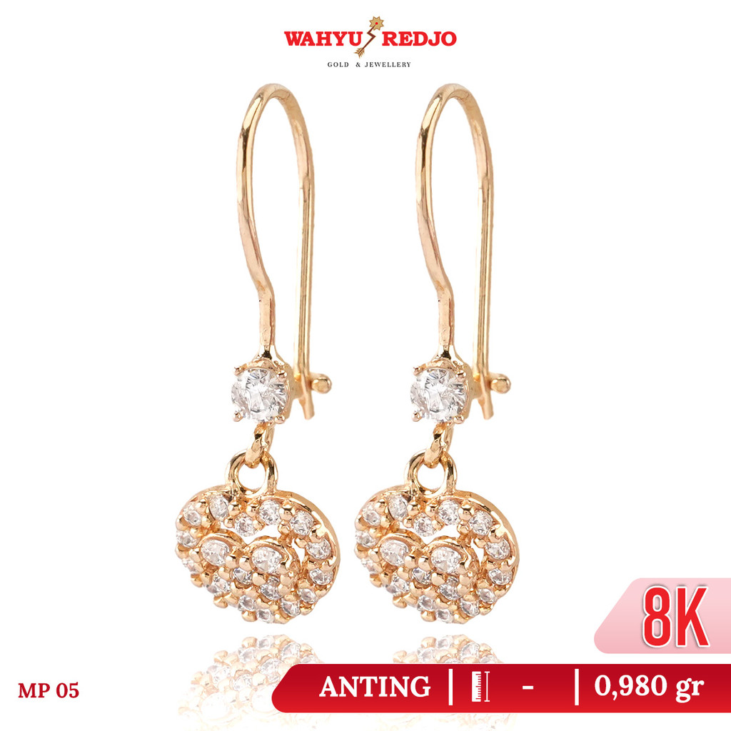 Anting Emas Kadar 8K Wahyu Redjo AN-8K 32043939 Non Pameran